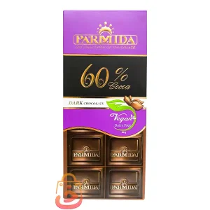 تابلت شکلات تلخ پارمیدا 60 درصد