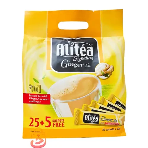 شیر چای زنجبیل علی تی 25 عددی